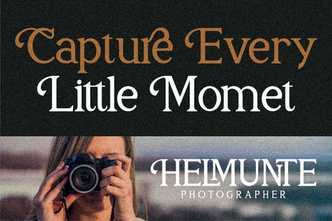 THE HELMUNTE Font Letterena Studios 