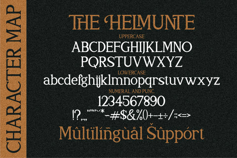 THE HELMUNTE Font Letterena Studios 