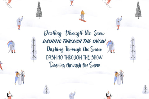 The Holiday Crafting Font Bundle (Font Bundles, Bundles, Cheap Fonts, Fonts) Font Jupiter Studio Fonts 