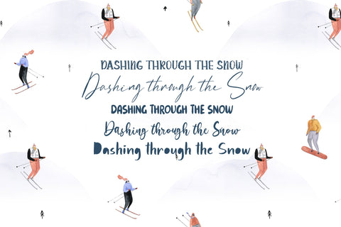 The Holiday Crafting Font Bundle (Font Bundles, Bundles, Cheap Fonts, Fonts) Font Jupiter Studio Fonts 