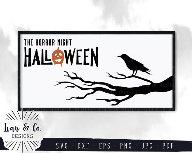 The Horror Night SVG Files | Halloween | Raven SVG (802786592) SVG Ivan & Co. Designs 