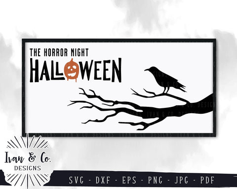 The Horror Night SVG Files | Halloween | Raven SVG (802786592) SVG Ivan & Co. Designs 