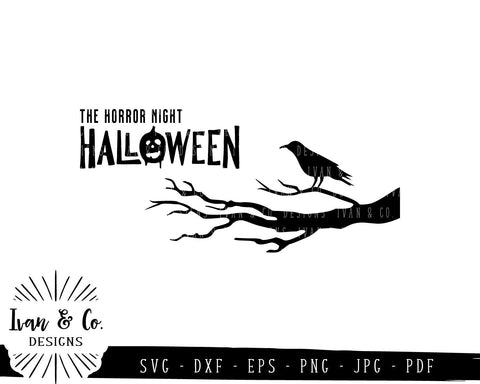 The Horror Night SVG Files | Halloween | Raven SVG (802786592) SVG Ivan & Co. Designs 