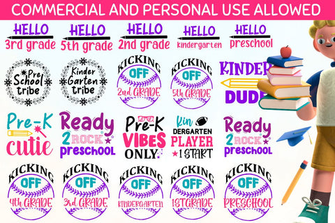 The Huge School SVG Bundle SVG Designangry 