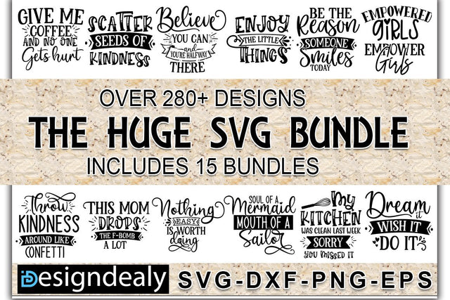 The Huge SVG Bundle SVG designdealy 