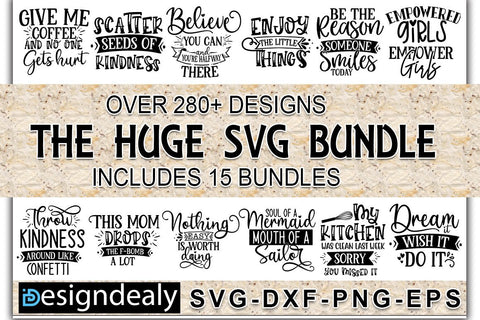 The Huge SVG Bundle SVG designdealy 