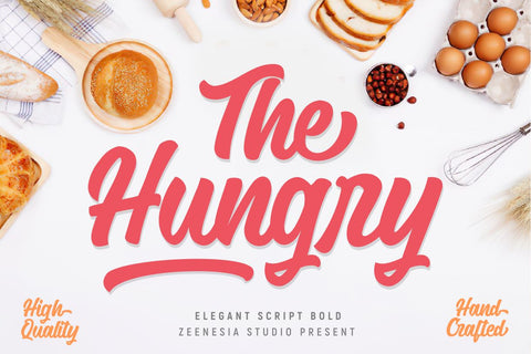 The Hungry Font Zeenesia Std 