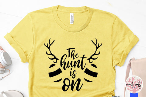 The hunt is on - Easter SVG EPS DXF PNG SVG CoralCutsSVG 