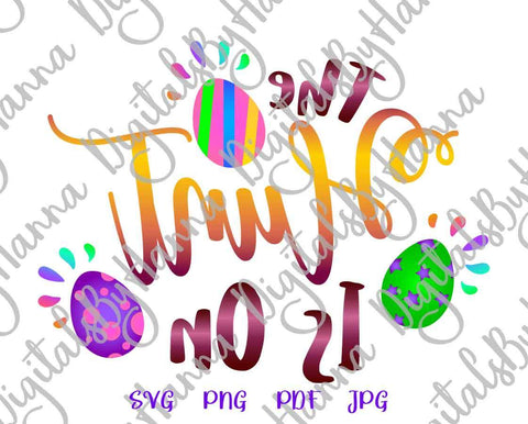 The Hunt is On Happy Easter Print & Cut SVG Digitals by Hanna 