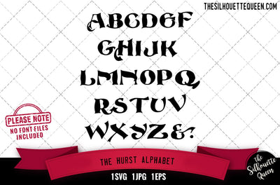 The Hurst Alphabet alphabets - ABC letters SVG Loveleen Kaur 