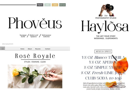 The Inspired Huge Bundle Font Youngtype 