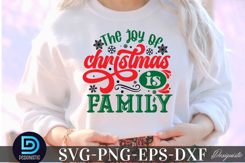 The joy of Christmas is family, Christmas SVG SVG DESIGNISTIC 