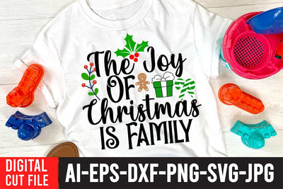 The Joy Of Christmas is Family SVG Cut File SVG BlackCatsMedia 