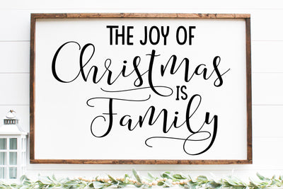 The Joy of Christmas is Family Svg, Png, Dxf, Christmas File SVG RedFoxDesignsUS 