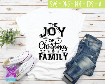 The Joy of Christmas is Family SVG SVG Rumi Designed 