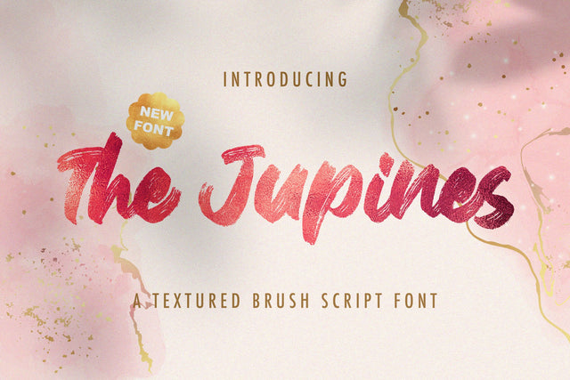 The Junipes - Textured Brush Font Font StringLabs 