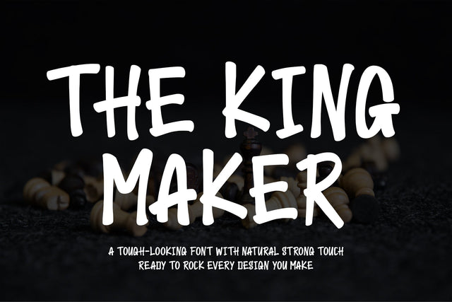 The King Maker Font Letterara 