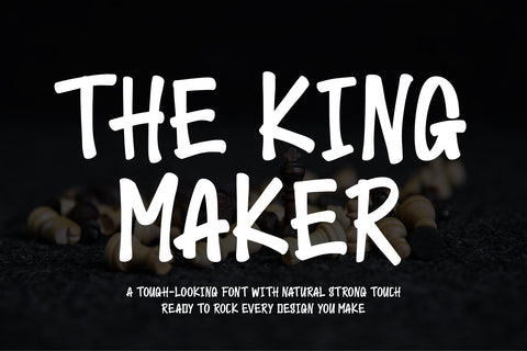 The King Maker Font Letterara 