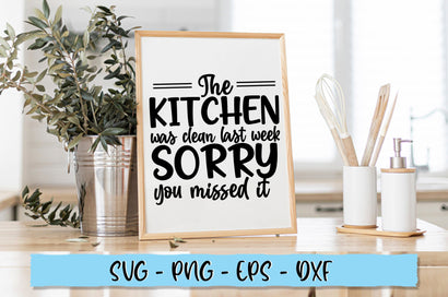The kitchen was clean last week sorry you missed it SVG SVG Shetara Begum 
