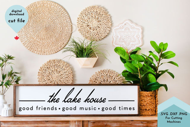 The Lake House SVG Cut File SVG Lettershapes 