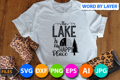 The lake is Calling And I must Go SVG Cut File SVG BlackCatsMedia 