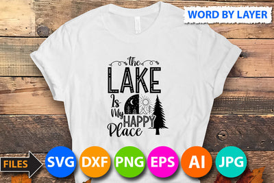 The lake is Calling And I must Go SVG Cut File SVG BlackCatsMedia 