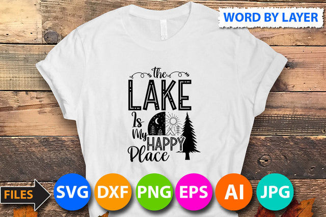 The lake is Calling And I must Go SVG Cut File SVG BlackCatsMedia 