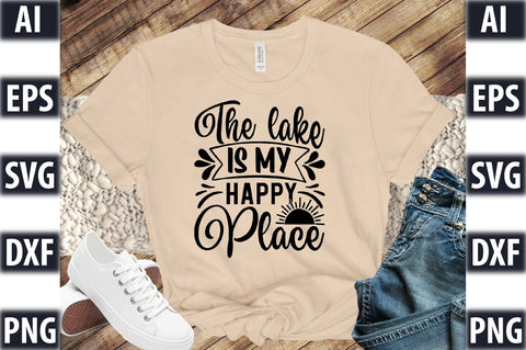 The lake is my happy place SVG SVGista 