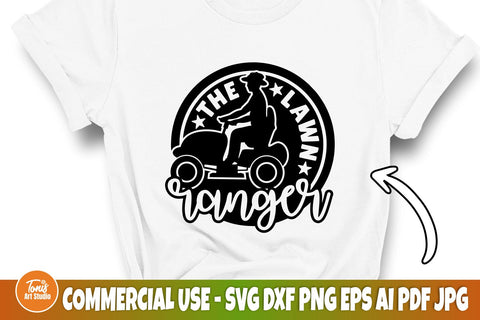 The Lawn Ranger SVG, Dad Svg, Father's Day Svg, Clipart, Dad Jokes, Svg Quote For Man, Funny Shirt Design, Cut File For Cricut, Silhouette SVG TonisArtStudio 