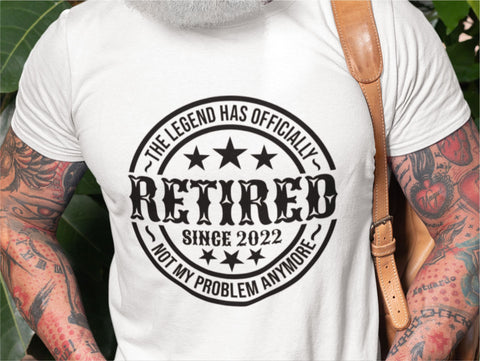 The Legend Has Officially Retired SVG | Retired 2022 Svg | Grandpa Svg | Retirement Party Svg | Retired Cut File | Retired Quotes Svg SVG TonisArtStudio 