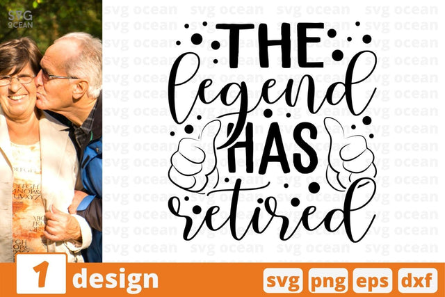 The legend has retired SVG Cut File SVG SvgOcean 