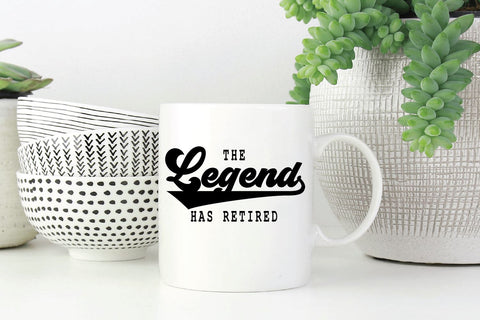 The Legend Has Retired SVG | Retirement SVG So Fontsy Design Shop 