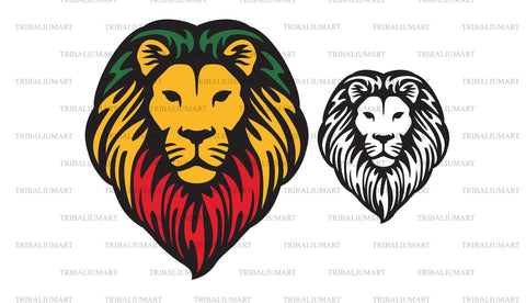 The Lion of Judah Head SVG TribaliumArtSF 