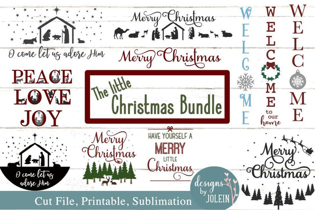 The Little Christmas Bundle SVG Designs by Jolein 