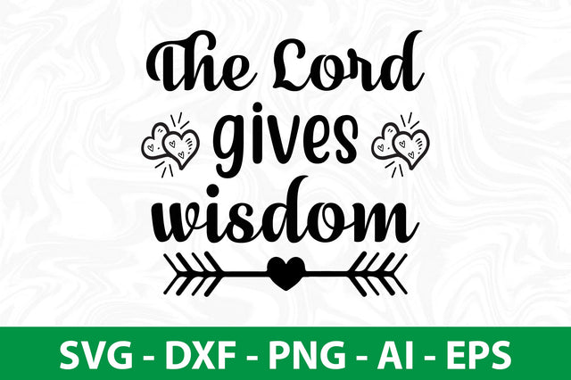 the lord gives wisdom SVG SVG nirmal108roy 
