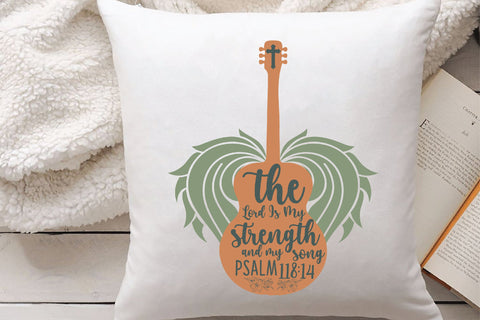 The Lord is My Strength Sublimation Design Sublimation Creativeart88 