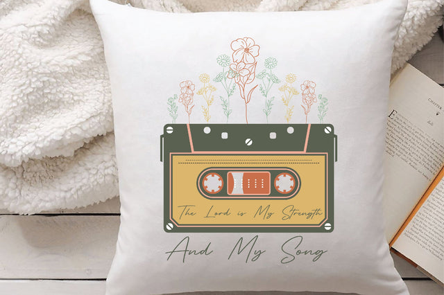 The Lord is My Strength Sublimation Design Sublimation Creativeart88 