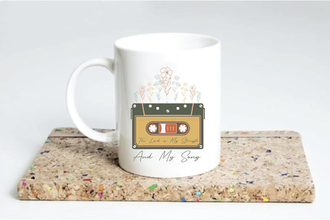 The Lord is My Strength Sublimation Design Sublimation Creativeart88 