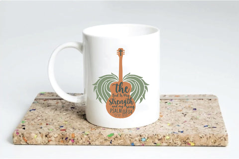 The Lord is My Strength Sublimation Design Sublimation Creativeart88 