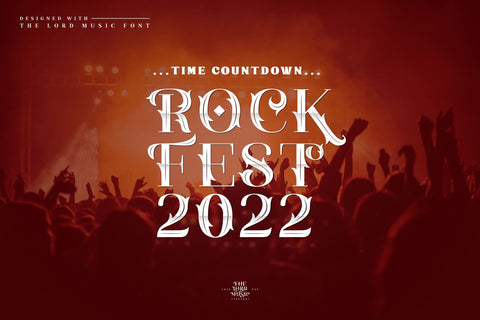 The Lord Music - Decorative font Font Javapep 