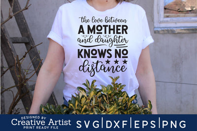 the love between a mother and daughter knows no distance SVG md faruk hossain 