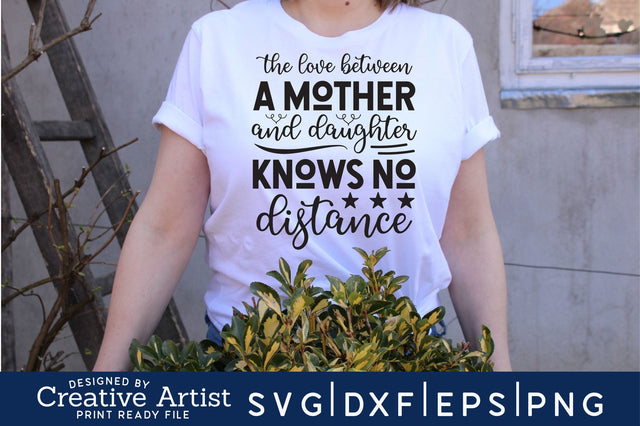 the love between a mother and daughter knows no distance SVG md faruk hossain 