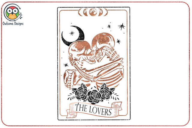 The Lovers Tarot Card Sublimation Designs Sublimation LAM HOANG THUY 