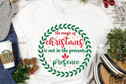 The Magic Of Christmas Is Not The Presents But In His Presence SVG Angelina750 
