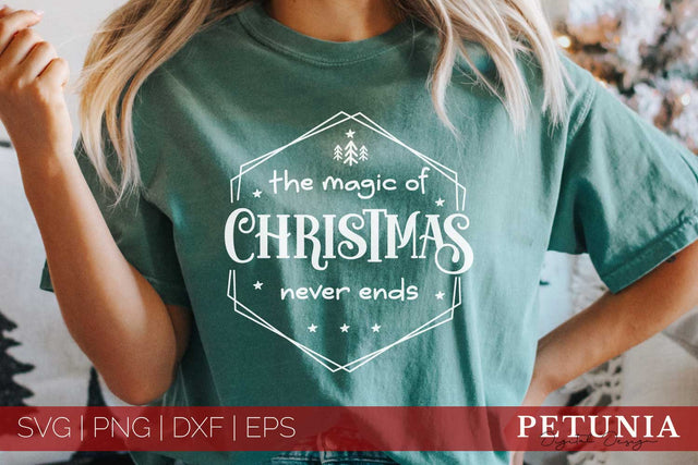 The Magic Of Christmas Svg Cut File | Christmas Holiday Svg SVG Petunia Digital Design 