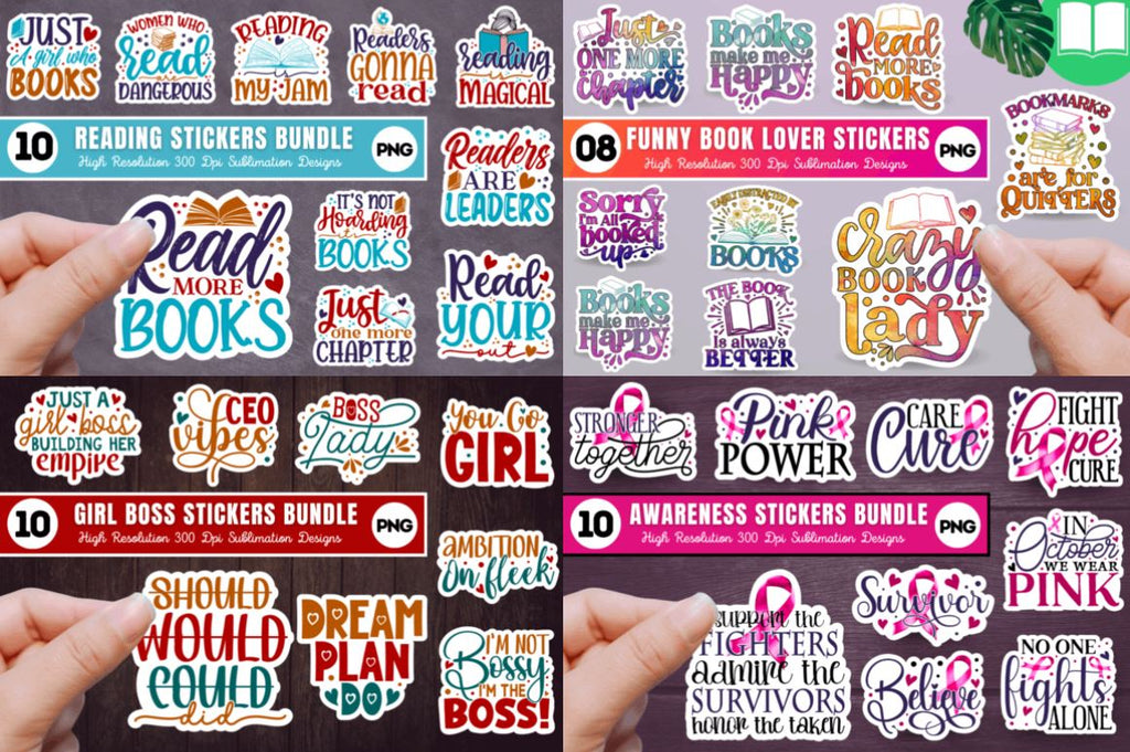 The Magical Stickers Mega Bundle - So Fontsy