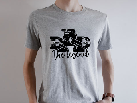 The Man The Myth The Legend SVG PNG DXF, Dad Svg, Grunge Svg Cut File, Father’s Day Svg, Dad Quote Svg SVG TonisArtStudio 