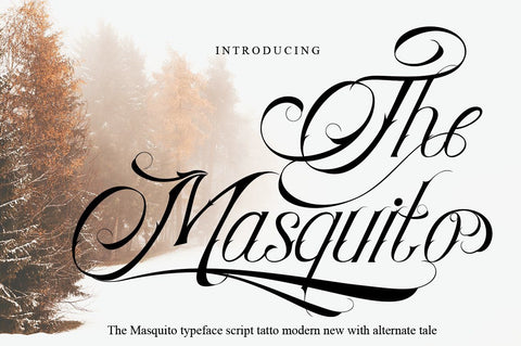 The Masquito Font JH-CreativeFont 