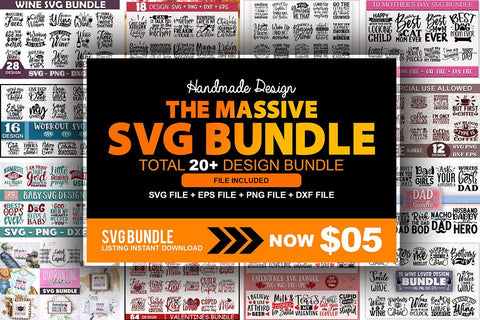 The Massive SVG Craft Bundle SVG Designangry 