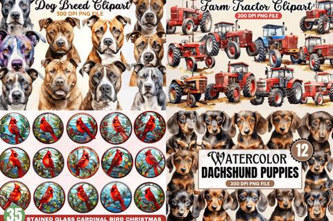 The Mega Watercolor PNG Mega Bundle Sublimation Regulrcrative 